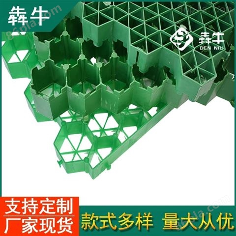小区绿化用HDPE塑料植草格施工方法