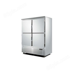 厨房立式四门不锈钢低温速冻冷柜